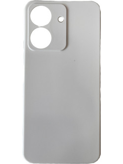 Back Cover Soft Touch Σιλικόνης Άσπρο (Poco C65)