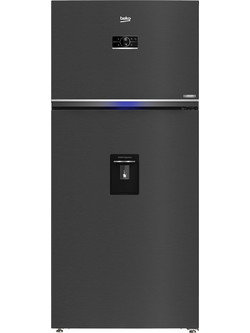 Beko RDNE650E40DZXBRN Δίπορτο Ψυγείο 630lt No Frost Υ187xΠ83.2xΒ76.2cm Μαύρο