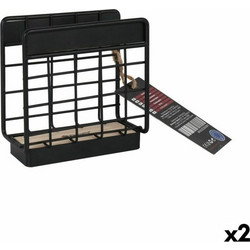 Θήκη για Χαρτοπετσέτες Percutti (x2) Μαύρο