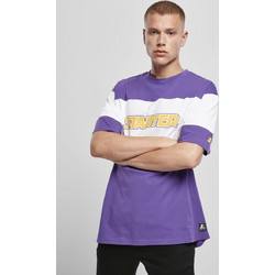 Ανδρικό T-Shirt Starter Block Jersey ST077 Starter Real Violet/White