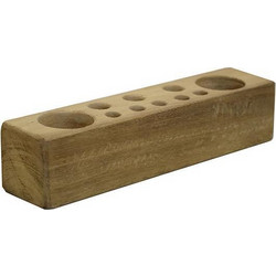 Μολυβοθήκη Nextdeco Tribeca ανακυκλωμένο ξύλο teak Y8x8x36εκ