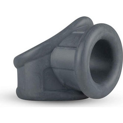 Boners Liquid Silicone 2 In 1 Ball Stretcher Ελαστικό Δαχτυλίδι Πέους & Όρχεων Σιλικόνης Γκρι