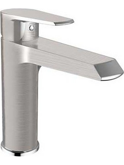 Teorema Velvet Νιπτήρος Υψηλή με Βαλβίδα Clicker Brushed Nickel (Inox) -213111