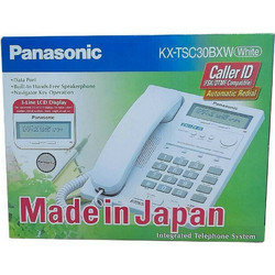 Panasonic KX-TSC30BXW Ενσύρματο Τηλέφωνο με Ανοιχτή Ακρόαση Λευκό