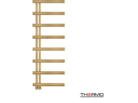 Thermo Accent Brushed Brass Gold 138x50cm