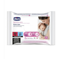 Chicco Natural Feeling Μαντηλάκια Καθαρισμού Στήθους 16τμχ