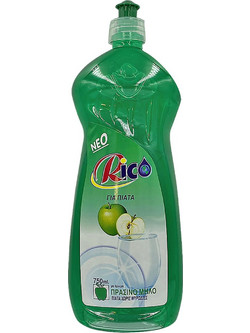 Απορρυπαντικό Υγρό Πιάτων 750ml Rico (16 ΤΕΜ.)