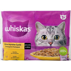 Whiskas Adult with Chicken & Turkey in Gravy 4x85gr