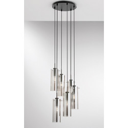 LUCE Κρεμαστό Φωτιστικό Οροφής E27 Μαύρο 8031414889341