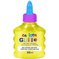 Glitter Glue - Neon Κίτρινο (88ml) - Carioca Glitter