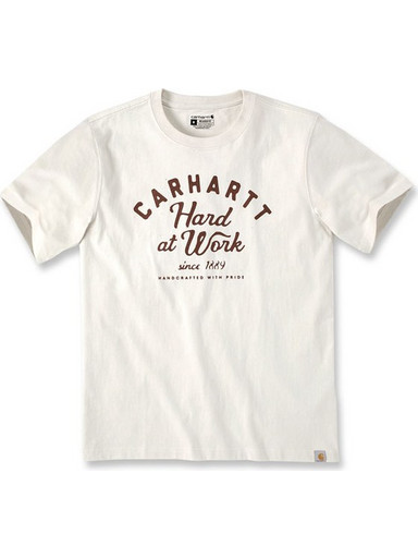 Carhartt Μπλούζα Κοντομάνικη Hard at work t-shirt malt