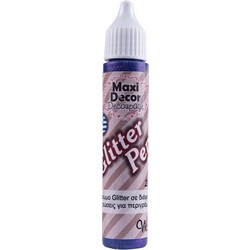 MAXI DECOR GLITTER PEN VIOLET 28 ml 253673 ΒΙΟΛΕΤΙ