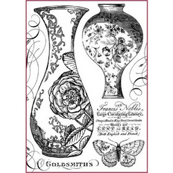 ΡΙΖΟΧΑΡΤΟ DECOUPAGE A4 VASES B/W 4303