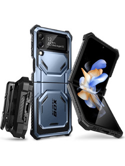 Θήκη Supcase IBLSN Armorbox για Samsung Galaxy Z Flip 4 - Metallic Blue