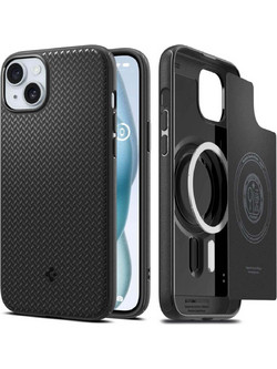 Spigen Mag Armor MagSafe Back Cover Matte Black (iPhone 15)