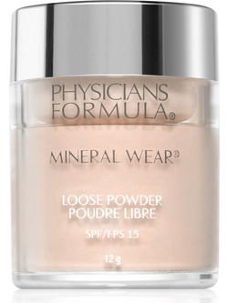 Physicians Formula Mineral Wear(R) Diamond Loose Powder μεταλλικό μέικ απ πούδρα σε σκόνη απόχρωση Creamy Natural 12g