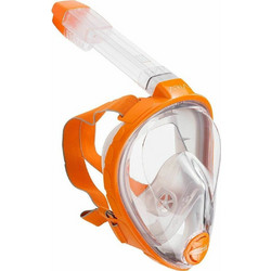 Ocean Reef Aria Snorkel XS Μάσκα Θαλάσσης Full Face Διάφανη Ροζ