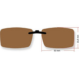 T-Cook T.COOK CLIP ON SUNGLASSES ΚΑΦΕ (53Χ33.5) 4267