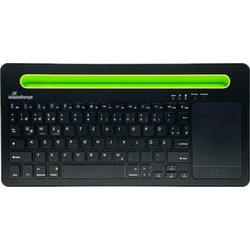 MediaRange MROS131-GR Black Ασύρματο Πληκτρολόγιο με TouchPad για Tablet