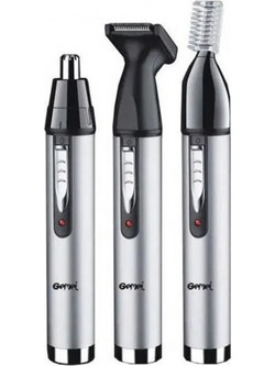 Geemy Trimmer Μηχανή Ανδρική Επαναφορτιζόμενη Προσώπου Μύτης Φρυδιών & Αυτιών GM-3107