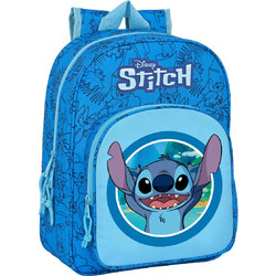 Safta Disney Stitch Σχολική Τσάντα Πλάτης Νηπιαγωγείου Μπλε 612388185
