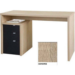 Mellos Home Bicolor Γραφείο Sonoma 120x48x76cm