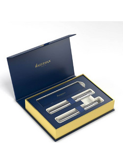 Waterman Allure Chrome Σετ Στυλό Διαρκείας 2τμχ 1360.5022.30