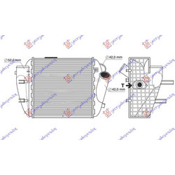 Ψυγειο Intercooler 2.5 Tdi Πετρελαιο (200x190) (ΑΡΙΣΤΕΡΟ) Audi A4 00-04 - 022606250