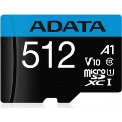 Adata microSDXC 512GB Class 10 U1 V10 UHS-I A1