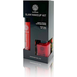 GARDEN Glam Make Up Kit Liquid Lipstick Matte Κραγιόν Glorious Red 05, 4ml & 7Days Gel Nail Polish Βερνίκι 11,12ml
