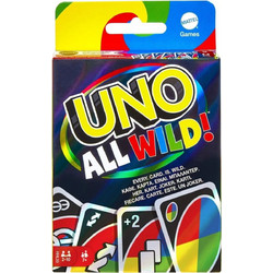 Mattel UNO All Wild! Επιτραπέζιο Παιχνίδι για 7+ Ετών για 2-10 Παίκτες HHL33