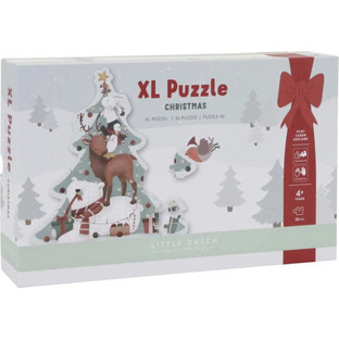 Παιδικό Puzzle Little Dutch Χριστουγεννιάτικο Δέντρο XL 35 Κομμάτια LD4860