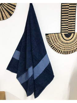 Pennie Πετσέτα Θαλάσσης Navy Μπλε 80x200cm 801355-01