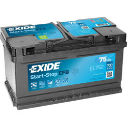 Exide Start-Stop EL752 12V 75Ah