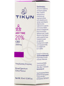 Tikun Any Time 20% CBD 2000mg 10ml