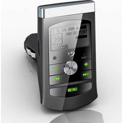 Car MP3 Player FM Transmitter Μαύρο