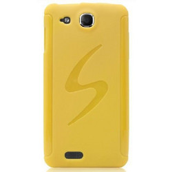 Θήκη TPU GEL για Alcatel One Touch Idol Ultra (OT-6033X) Κίτρινο (OEM)