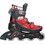 Αθλοπαιδιά Inline Αυξομειούμενα Rollers Ενηλίκων Μαύρα Κόκκινα 2.1011