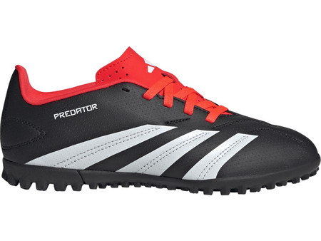 Adidas Predator Club TF IG5437 Παιδικά Ποδοσφαιρικά Παπούτσια Με Σχάρα Μαύρα Κόκκινα
