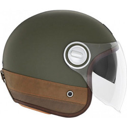 NOX Heritage Chaki Brown Κράνος Μηχανής Jet
