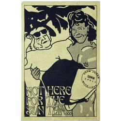 Edwin Not Here For The Sun Tan Πετσέτα Θαλάσσης Κίτρινη 100x150cm I031988.1MS