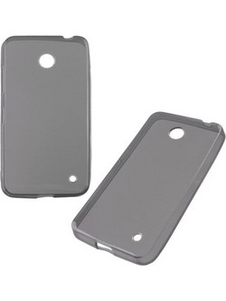 Θήκη Nokia Lumia 630/Lumia 635 - Volte-Tel SlimColor TPU - Διάφανο Γκρι