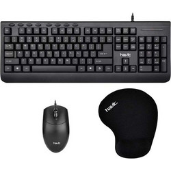 Havit KB540CM + Mouse Pad Black Σετ Πληκτρολόγιο & Ποντίκι