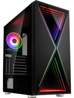 Kolink Void X ARGB Black Gaming Midi Tower Κουτί Υπολογιστή RGB με Πλαϊνό Παράθυρο