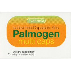Evdermia Palmogen Multi Caps Συμπλήρωμα Διατροφής κατά της Τριχόπτωσης 30 Κάψουλες