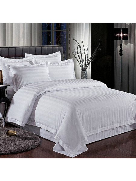 Cokitex Σεντόνι King Size 265x290 Loft Ρίγα 300TC 2cm Λευκό