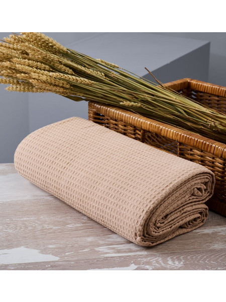 Κουβέρτα Πικέ King Size Summer Line L.Beige Cvc Cokitex (265x280) 1Τεμ
