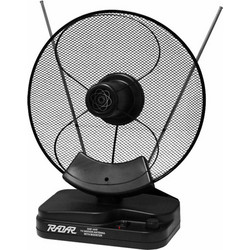 TE-1300 Εσωτερική Κεραία Τηλεόρασης 37dB με Ενισχυτή UHF / VHF / FM