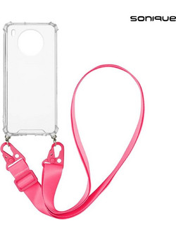 Sonique Armor Clear Strap Θήκη Σιλικόνης (Honor 50 Lite / Nova 8i) Φούξια