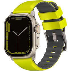 Uniq Linus Λουράκι Σιλικόνης Lime Green (Apple Watch 42 / 44 / 45mm)